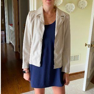 Conrad C faux leather jacket